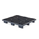 Palette plastique ajourée 1200x1000x153 mm, emboîtable - 1000 kg