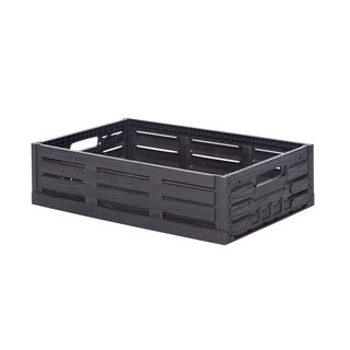Caisse pliable aspect bois 600x400x163 mm - 33,2 L