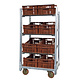 Caisse agricole ajourée 500x300x265mm - 30 L