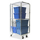 Roll conteneur antivol emboîtable 850x735x1690mm - Occasion