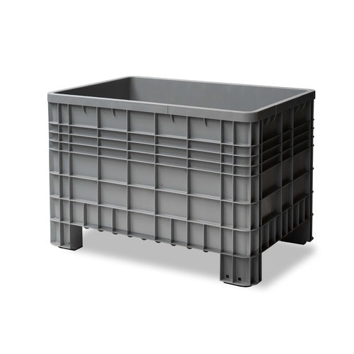 Caisse-palette alimentaire 1165 x 800 x 800 mm - 520 L,  4 pieds