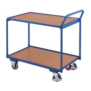 Chariot 2 plateaux 975x525x1010mm, Charge 250 kg