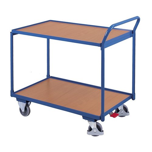 Chariot 2 plateaux 975x525x1010mm, Charge 250 kg