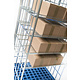 Roll conteneur 3 côtés, 4 étagères 810x720x1808mm