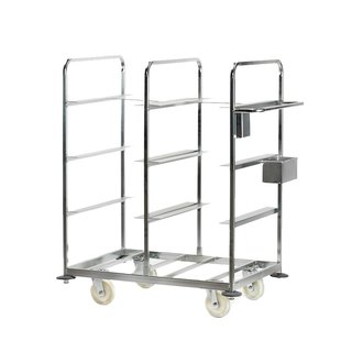 Chariot préparateur de commandes 1085x700x1170mm - pour 8 bacs