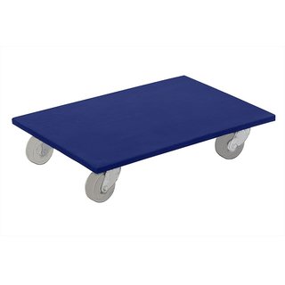 Plateau roulant contreplaqué 720x480mm - Roues PP