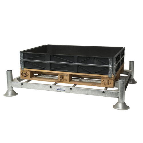 Base rack de stockage palettes simple 1545x1180x310 mm - Occasion