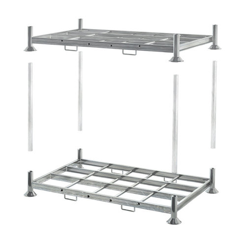Base rack de stockage palettes double 2025x1180x310mm - Occasion
