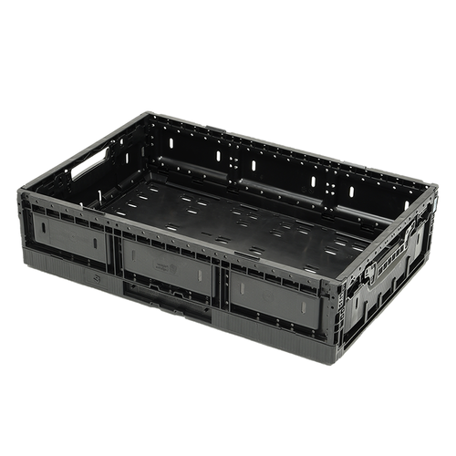 Cagette plastique pliable à verrouillage 600x400x145 mm - 29 L