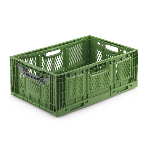 Bac agricole pliable ajouré 600x400x230mm - 45 L, empilable