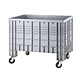 Caisse palette sur roues 1200x800x950 mm -  520 L