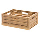 Bac pliable aspect bois clair 400x300x163 mm - 15,8 L