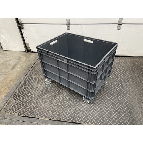 Caisse palette sur roues 800x600x640 mm - 195L