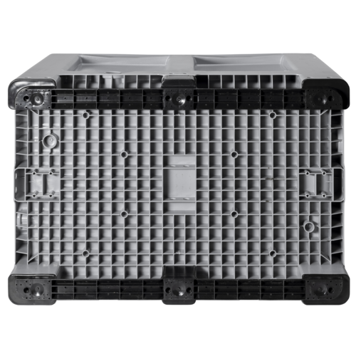 Caisse palette 1200x800x800mm - 520 L, 2 semelles