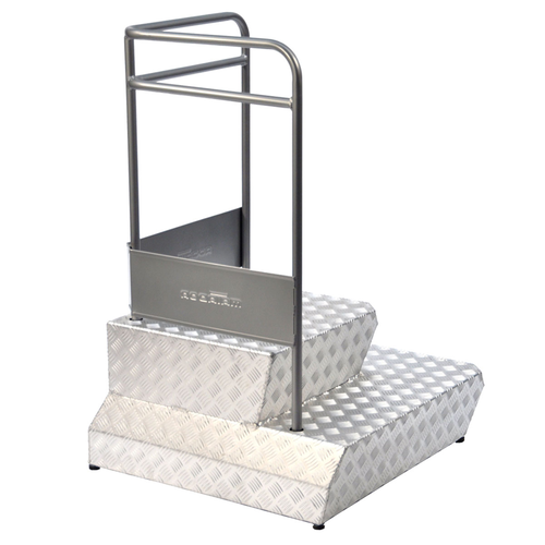 Plateforme mobile à marchepied 790x790x1370mm - Aluminium