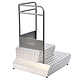 Plateforme mobile à marchepied 790x790x1370mm - Aluminium