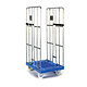 Roll conteneur 2 côtés 810x720x1680mm, Force 500 kg