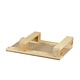 1/4 Palette plancher plein bois aggloméré 600x400x126mm - NIMP15, 250 kg
