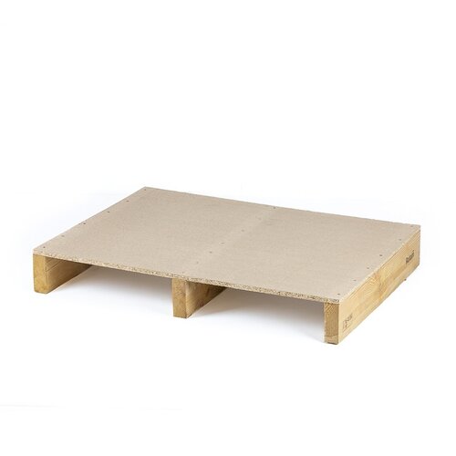 Demi-palette plateau aggloméré 800x600x107mm - NIMP15, 250 kg