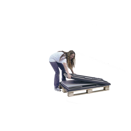 Caisse-palette Duropac 1200x800x790mm - 700 L, PE/PP, pliable