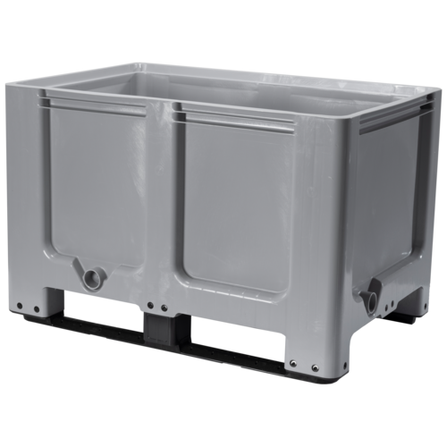 Caisse palette 1200x800x800mm - 520 L, 2 semelles - Occasion