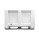 Caisse palette plastique 1200x1000x760 mm - 3 semelles, 610 L