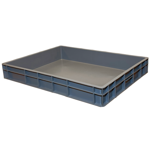 Bac gerbable norme Europe Plein 800x600x120mm - 45 L