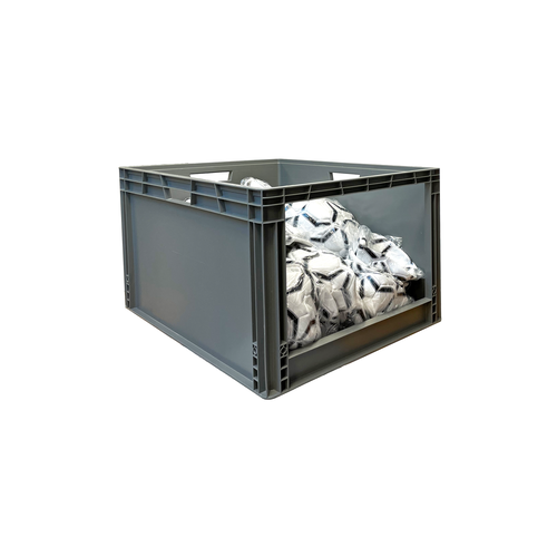 Bac norme Europe 800x600x445mm - 185 L, Ouverture frontale