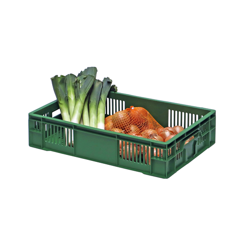 Caisse fruits et légumes ajourée 600x400x140 mm - 26 L