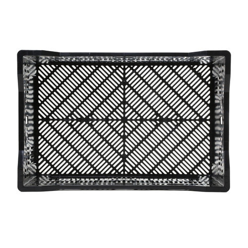 Caisse agricole ajourée PEHD 600x400x240mm - 46 L