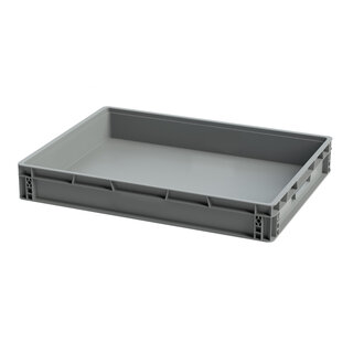 Bac de stockage gerbable Plein 800x600x120mm - capacité 45 L