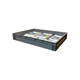 Bac de stockage gerbable Plein 800x600x120mm - capacité 45 L