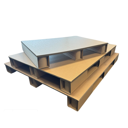 Palette en carton 800x600x110mm, plateau plein, 200 Kg