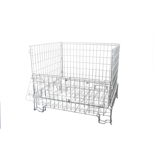 Conteneur grillagé 1200x1000x1000mm - Galvanisé, pliable