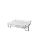 Conteneur grillagé 1200x1000x1000mm - Galvanisé, pliable