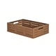 Caisse pliable aspect bois clair 600x400x163 mm - 33,2 L