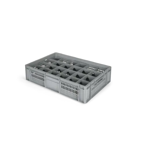 Séparateur de Verres Ø 80mm pour bac norme Europe 600x400 - 24 compartiments