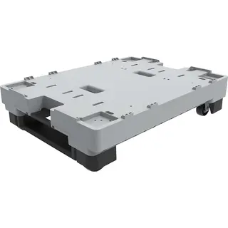 Palette à roulettes Pally 2 en 1, 800x600 mm, charge 250 kg