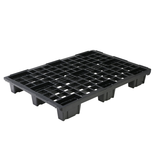 Palette plastique emboîtable 1200x800x153mm, avec rebord, 1000 kg