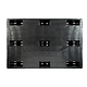 Palette plastique  pleine emboîtable 1200x800x153 mm, avec rebord - 1200 kg