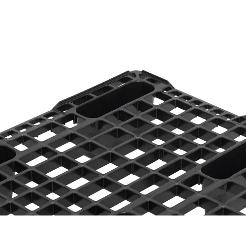 Palette plastique légère emboîtable 1200x1000x125mm, avec rebord, 900 kg