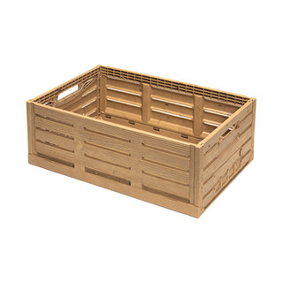 Bac pliable aspect bois 600x400x218mm - 45 L