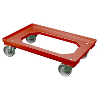 Plateau roulant pour bacs Euro, ABS, Force 300 kg