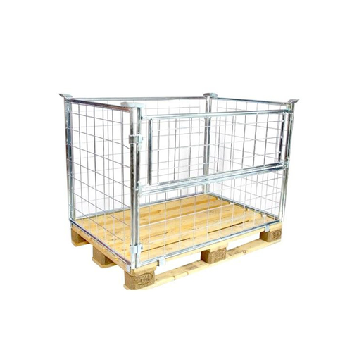 Rehausse Palette Europe galvanisée 1200x800x1200 mm - Pliable