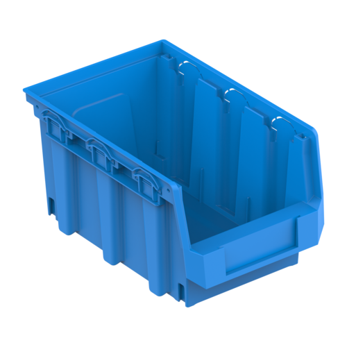 Bac à bec kangourou 155x235x125mm - 3,5 L - Empilable, Emboîtable