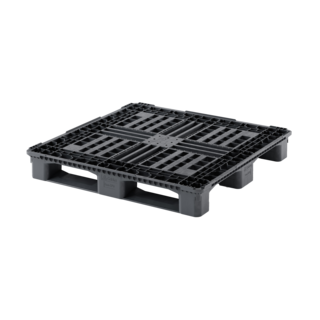 Palette chimie CP3 1140x1140x150 mm - PEHD, plateau ajouré, 1400 kg
