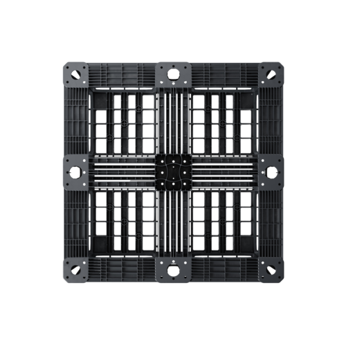 Palette plastique chimie CP9 1140x1140x150 mm - PEHD, plateau ajouré, 1400 kg