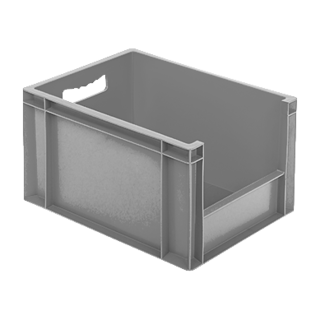Bac norme Europe 400x300x235mm - 20 L, Ouverture frontale