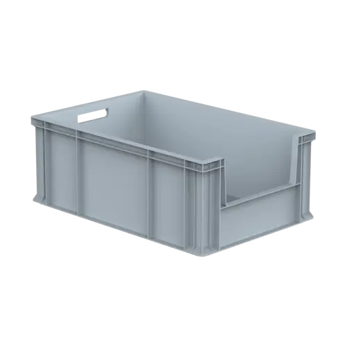 Bac norme Europe 600x400x230mm - 45 L, Ouverture frontale