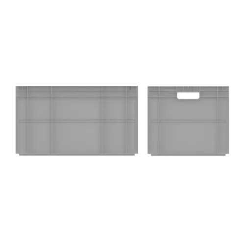 Bac norme Europe fermé 600x400x340mm -66 L